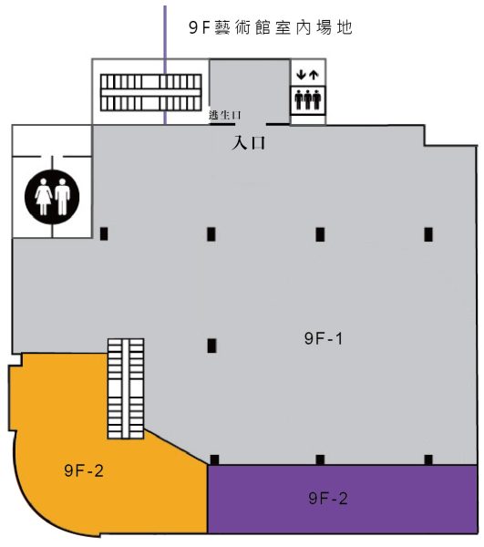 南瀛術館館內場地圖-01